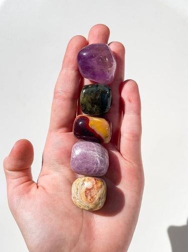 Libra Tumbled Bundle Halo Quartz